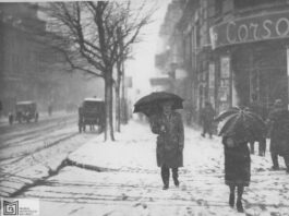 Iarna bucureșteană a anilor ’30, surprinsă de fotograful Iosif Berman