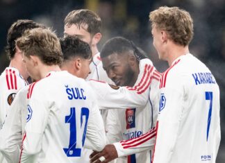 Lyon zvítězil a drží první místo v Evropské lize. Šulc i Karabec hráli od začátku Lyon zvítězil a drží první místo v Evropské lize. Šulc i Karabec hráli od začátku