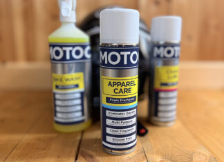 Revitalize Your Gear: MOTOCLEAN Apparel Care Foam Freshener Revitalize Your Gear: MOTOCLEAN Apparel Care Foam Freshener