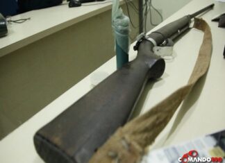 AGRESSÃO: Marido ameaça matar esposa com espingarda e é preso em Rondônia AGRESSÃO: Marido ameaça matar esposa com espingarda e é preso em Rondônia