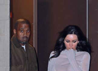 Bianca Censori rocks sheer top and silver tights for movie date night with Kanye West Bianca Censori rocks sheer top and silver tights for movie date night with Kanye West