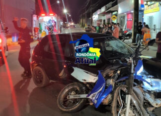 Gravíssimo acidente é registrado na T-14 bairro Cafezinho em Ji-Paraná Gravíssimo acidente é registrado na T-14 bairro Cafezinho em Ji-Paraná