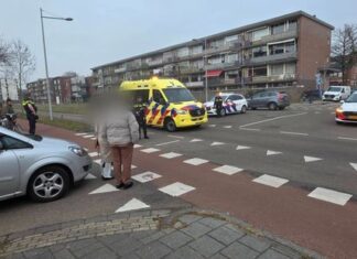 Zeer grote brand • fietser gewond Zeer grote brand • fietser gewond
