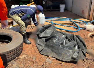 Explosão de pneu mata trabalhador durante manutenção de caminhão Explosão de pneu mata trabalhador durante manutenção de caminhão