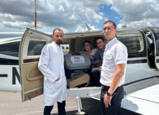 Coração e fígado chegam de jato para transplante no interior de SP. Vídeo Coração e fígado chegam de jato para transplante no interior de SP. Vídeo