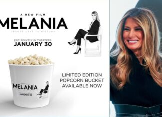 Movies Theaters Will Sell a Melania Trump Popcorn Bucket This Weekend Movies Theaters Will Sell a Melania Trump Popcorn Bucket This Weekend