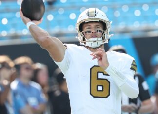 Saints QB Tyler Shough draws high praise from Panthers legend Saints QB Tyler Shough draws high praise from Panthers legend