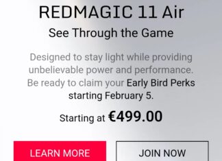 ZTE RedMagic 11 Air officiell i bland annat Japan ZTE RedMagic 11 Air officiell i bland annat Japan