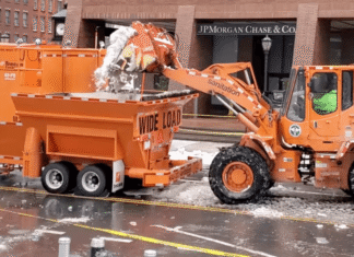 Extreme Kälte: Tonnenweise Schnee in New York City Extreme Kälte: Tonnenweise Schnee in New York City