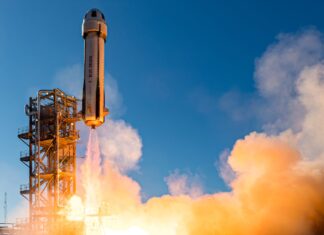 Blue Origin is pausing its space tourist flights to work on lunar landers for NASA Blue Origin is pausing its space tourist flights to work on lunar landers for NASA