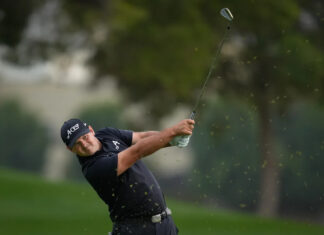Patrick Reed makes a move in Bahrain. He now is only 4 back of Calum Scott going into final round Patrick Reed makes a move in Bahrain. He now is only 4 back of Calum Scott going into final round