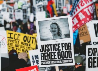 “No more Minnesota nice, Minneapolis will strike” “No more Minnesota nice, Minneapolis will strike”