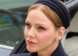 Princess Charlene is angelic in ankle-grazing statement coat Princess Charlene is angelic in ankle-grazing statement coat