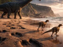 Unas huellas bajo la marea revelan que los dinosaurios sobrevivieron en Sudáfrica hasta hace 132 millones de años, mucho más de lo que se creía
