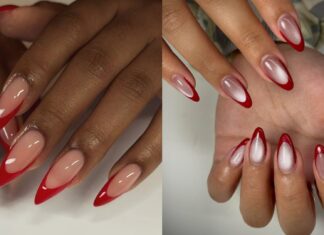 14 Red French Tip Nails Ideas to Wear for Valentine’s Day and Beyond 14 Red French Tip Nails Ideas to Wear for Valentine’s Day and Beyond
