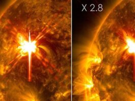 Sunspot launches 27 solar flares in 24 hours, including strongest outburst in years