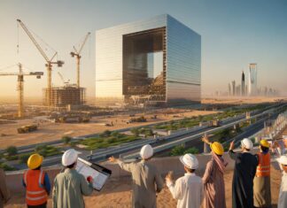 ¿Y ahora qué hacemos con esto?» : arquitectos y vecinos alucinan con el parón del Mukaab en 2026 ¿Y ahora qué hacemos con esto?» : arquitectos y vecinos alucinan con el parón del Mukaab en 2026