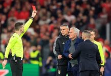Watch: Jose Mourinho sent off in fiery Champions League clash with Real Madrid Watch: Jose Mourinho sent off in fiery Champions League clash with Real Madrid