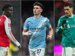 Saka, Wirtz in top ten Premier League declines of the season