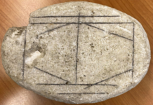 Mystery stone is actually ancient Roman board game Mystery stone is actually ancient Roman board game