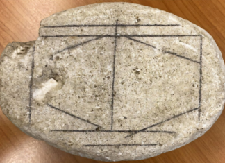 Mystery stone is actually ancient Roman board game Mystery stone is actually ancient Roman board game