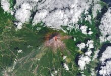 Satellite spies an erupting volcano | Space photo of the day for March 13, 2026 Satellite spies an erupting volcano | Space photo of the day for March 13, 2026